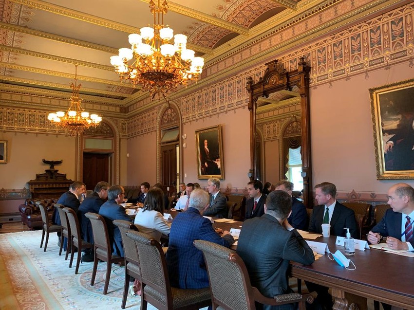 Razgovori u Beloj kući uoči potpisivanja Vašingtonskog sporazuma