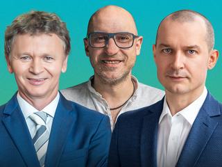 Swoje pomysły na zainwestowanie pieniędzy zdradzają: Robert Ogór, prezes firmy Ambra, Przemysław Głośny, CEO Useme oraz Michał Wawiórko, prezes firmy First Byte