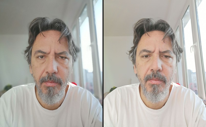 Zdjęcie wykonane telefonem Huawei Mate 20 Pro - selfie i tryb portretowy