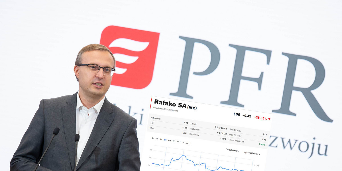 Polski Fundusz Rozwoju kierowany przez Pawła Borysa (na zdj.) stracił prawie połowę zainwestowanych w Rafako środków.