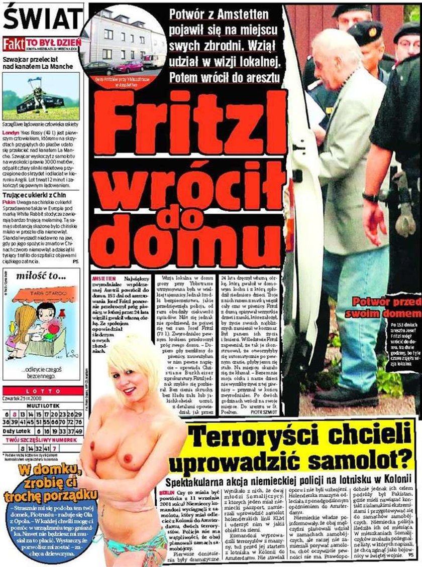 Fritzl wrócił do domu