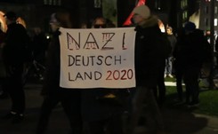 'Nazistowskie Niemcy 2020'. Protesty przeciwko skrajnie prawicowej partii [WIDEO]