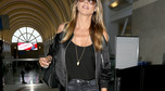 Heidi Klum na lotnisku w Los Angeles