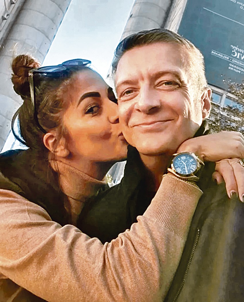 Mašan Lekić sa izabranicom