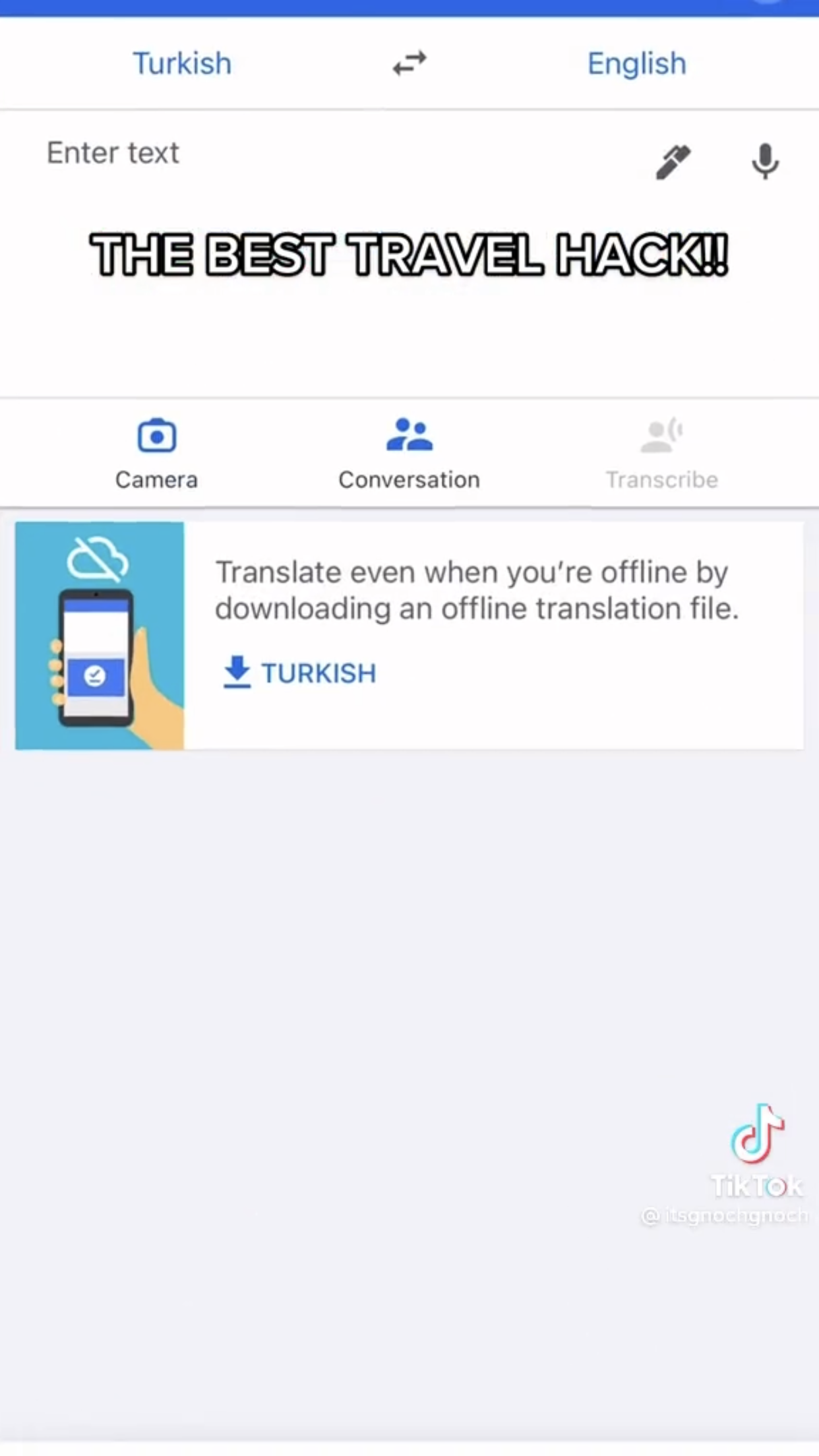 Funkcia prekladu textu sa zapína kliknutím ikony fotoaparátu. 