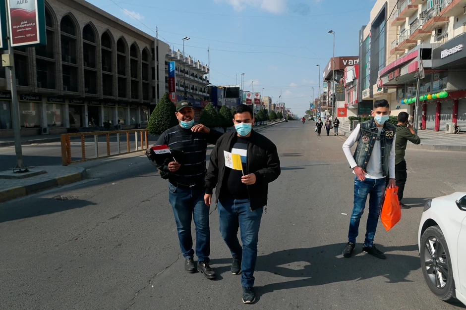 Bagdad pred posetu pape