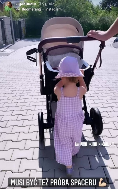 Agnieszka Kaczorowska pokazała nowy wózek dla córki. Jego cena zaskakuje