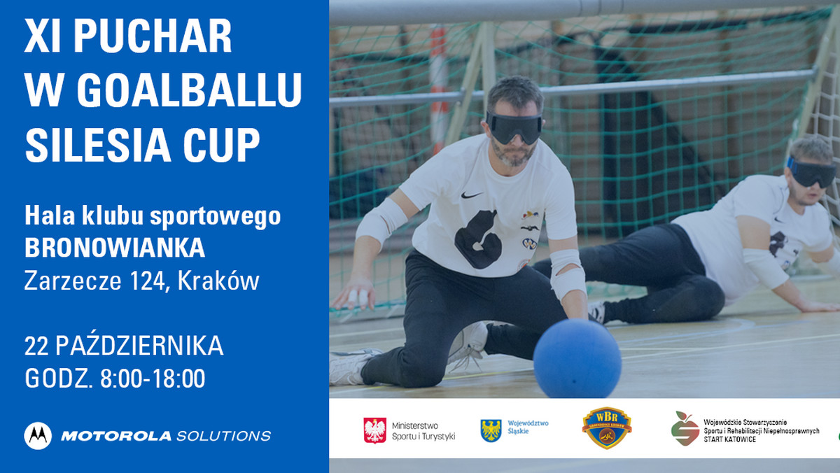 Goalball Silesia Cup. Forma rehabilitacji dla niewidomych weteranów wojennych