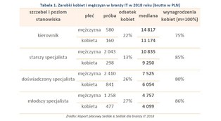Kobiety w IT – czy zarabiają tyle co mężczyźni?