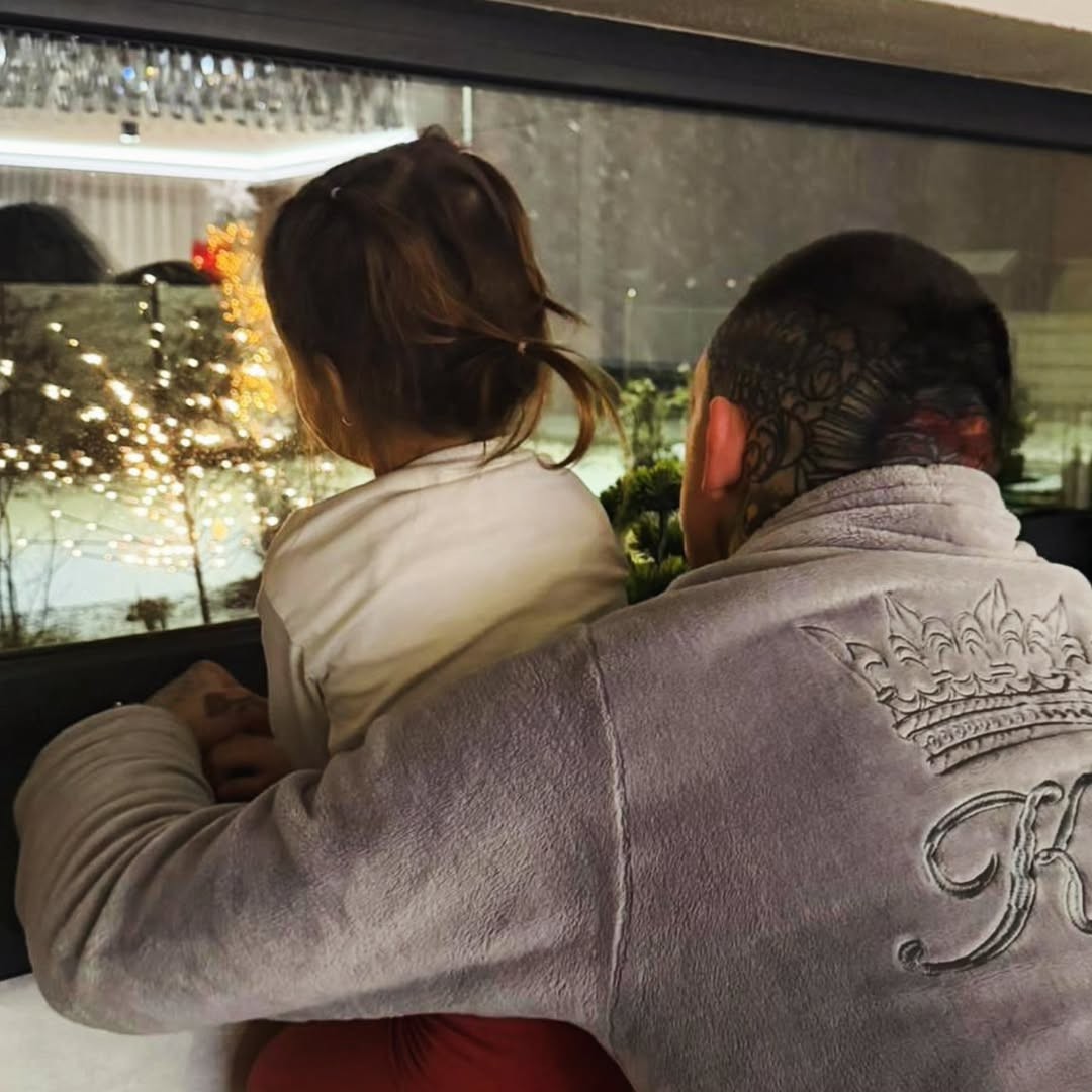 Gábor Boráros s dcérkou Zorou. 