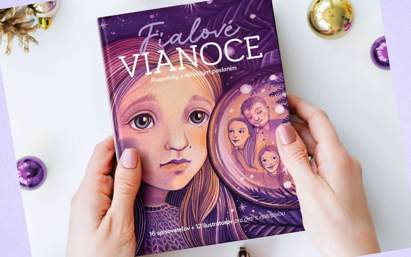 kniha Fialové Vianoce