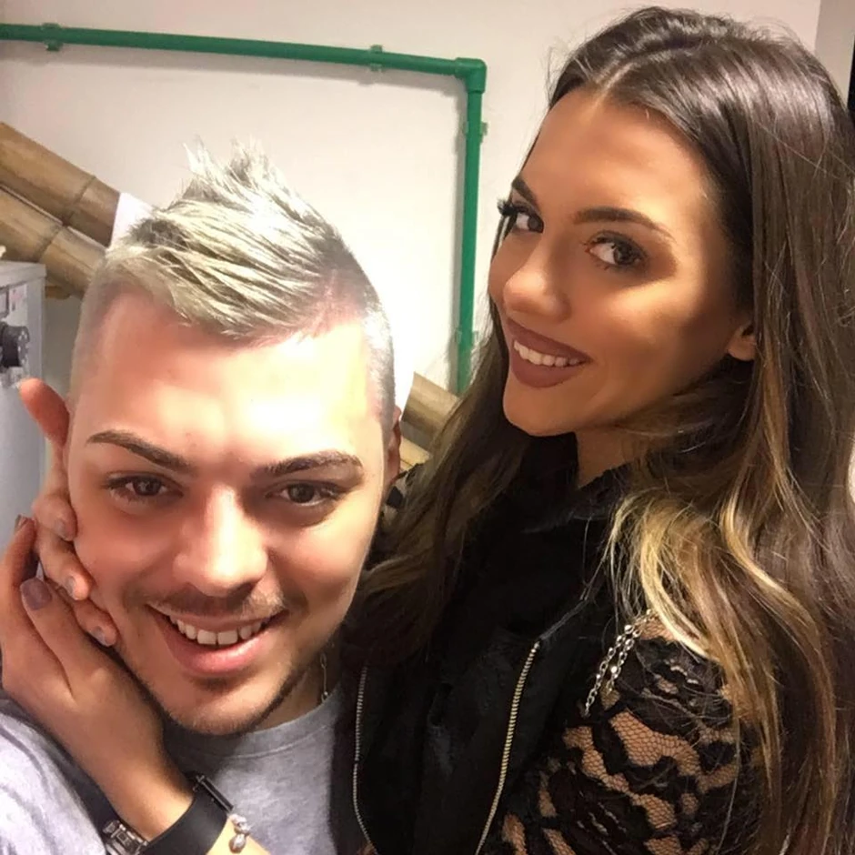 Sloba Vasić sa nekadašnjom devojkom Helenom