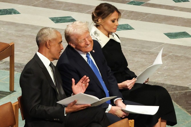 Barak Obama, Donald i Melanija Tramp
