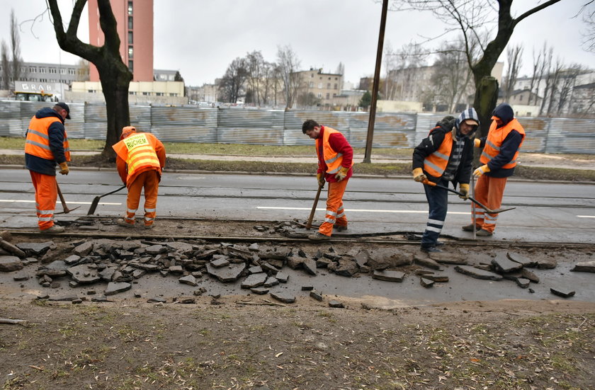 Tory tramwajowe przebudowa i remonty.