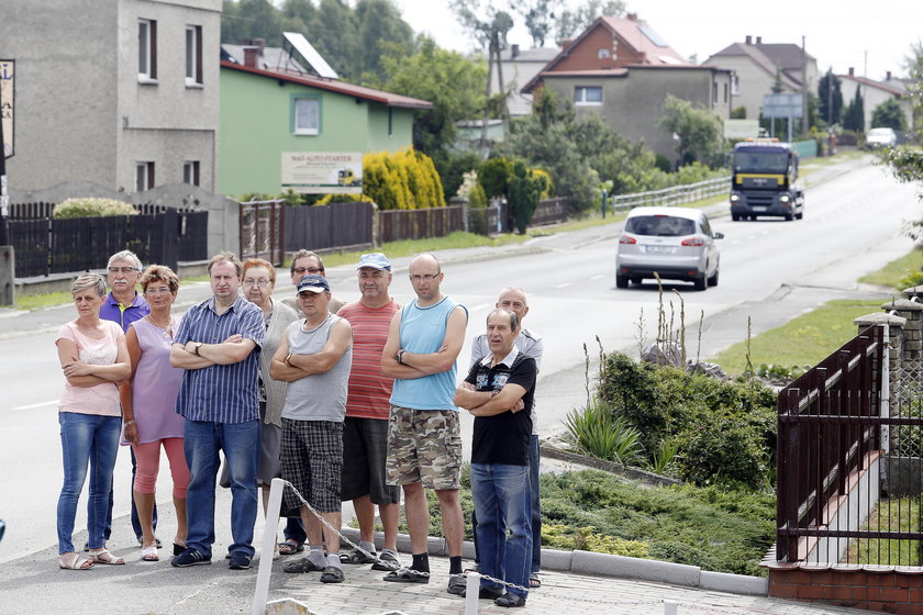 Mamy dość tirów pod oknami