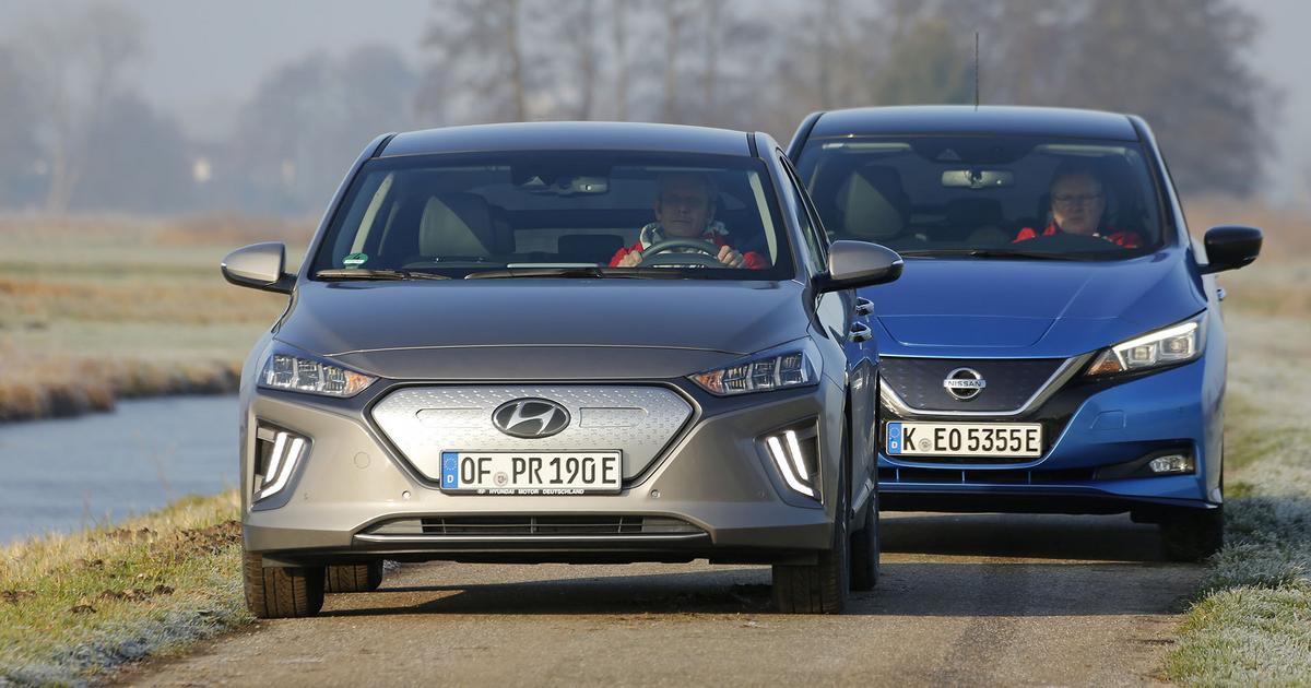 Hyundai Ioniq kontra Nissan Leaf auta elektryczne dla ludu