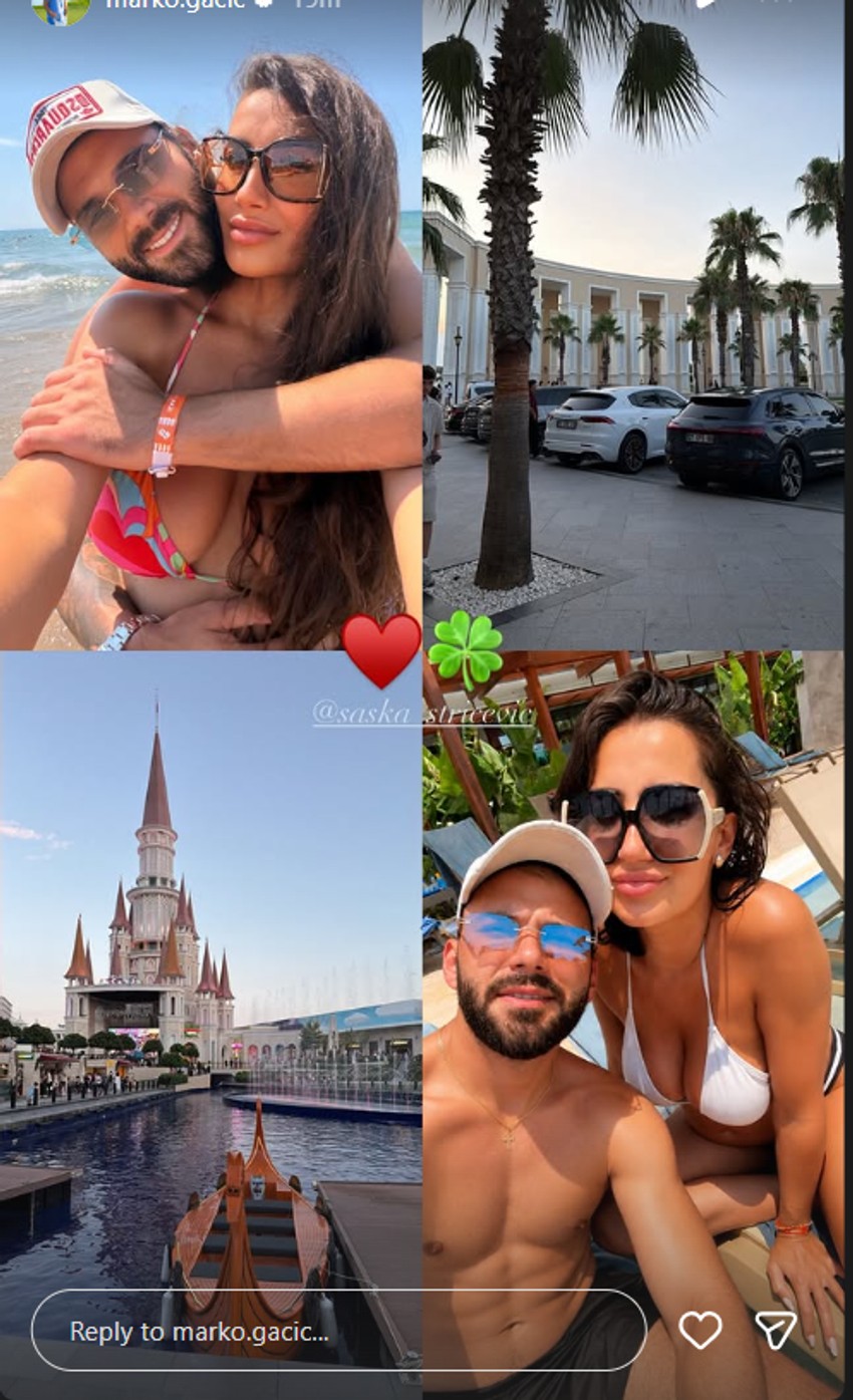 Marko Gačić sa trudnom ljubavnicom
