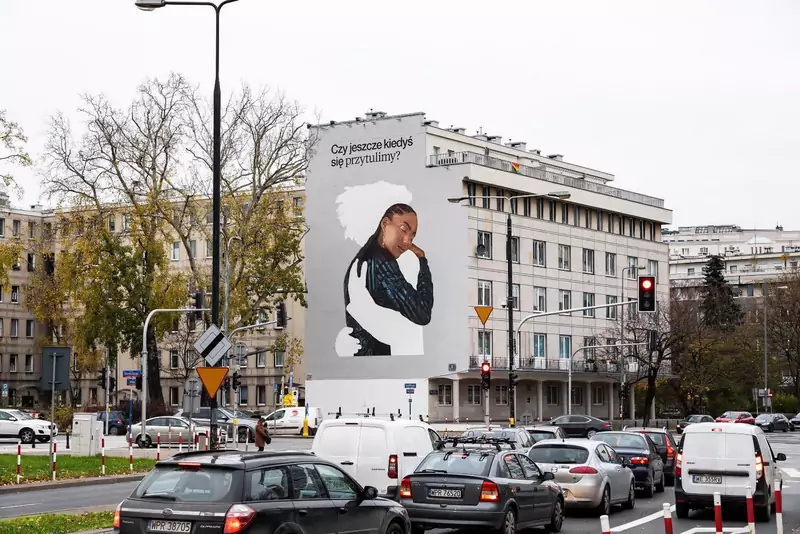 Kampania Zalando na ulicach Warszawy