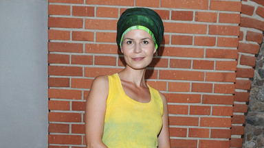 Magdalena Kumorek i turban z kapusty