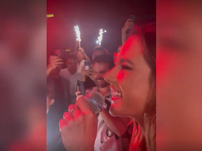 Alesandra Ambrozio se sjajno provela u Beogradu 