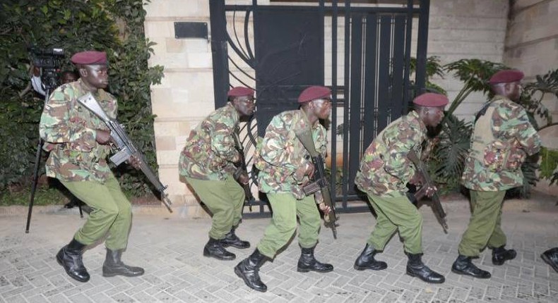 Security agencies responding to the Dusit D2 terrorist attack