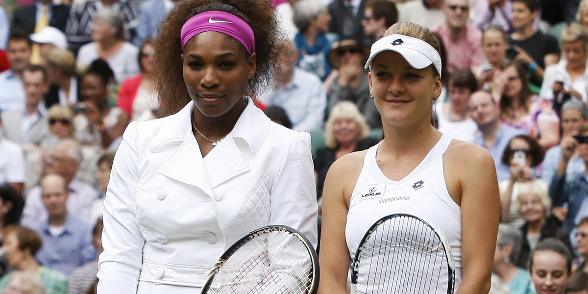 Agnieszka Radwańska (z prawej) świetnie czuła się na londyńskiej trawie. W 2005 r. wygrała na niej juniorski Wimbledon, a w 2012 r. dotarła do seniorskiego finału.