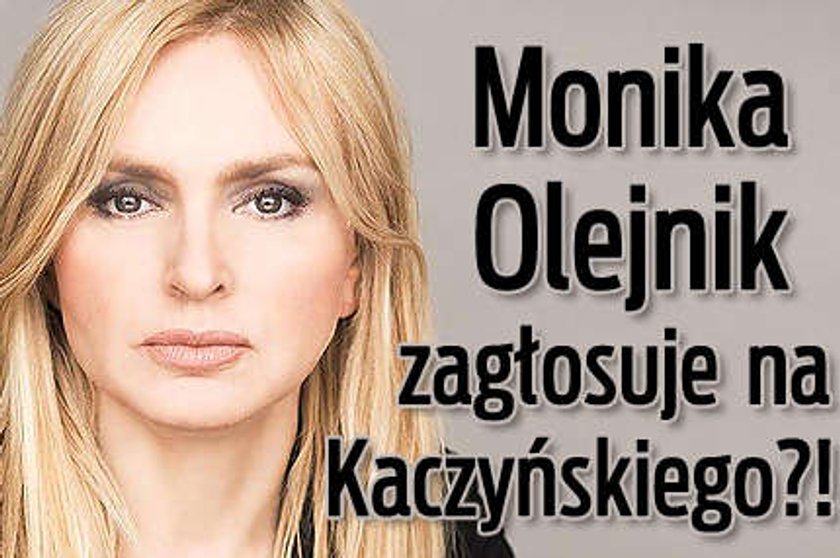 Monika Olejnik za Kaczyńskim?!