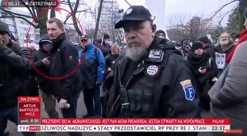 Tak potraktowano dziennikarzy TVP pod Sejmem