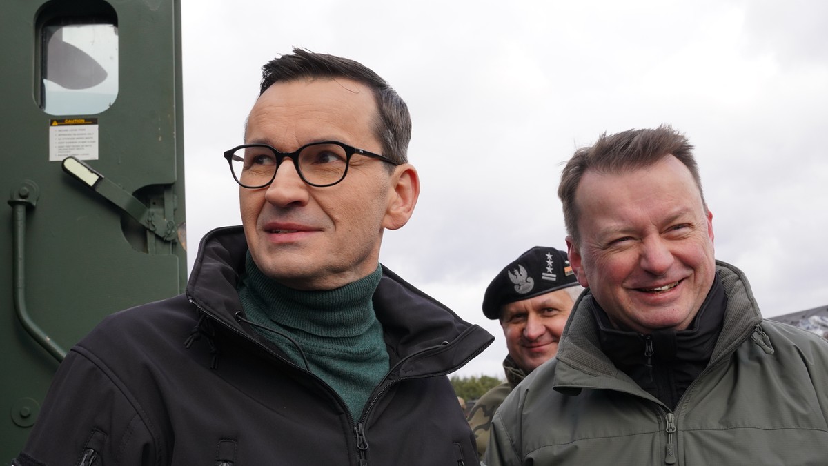 Mateusz Morawiecki i Mariusz Błaszczak