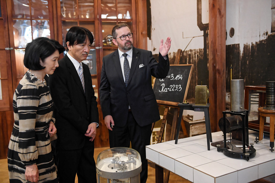 Japońska para książęca w Muzeum Marii Skłodowskiej-Curie