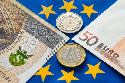 Euro dotknęło 4,50 zł pierwszy raz od lipca