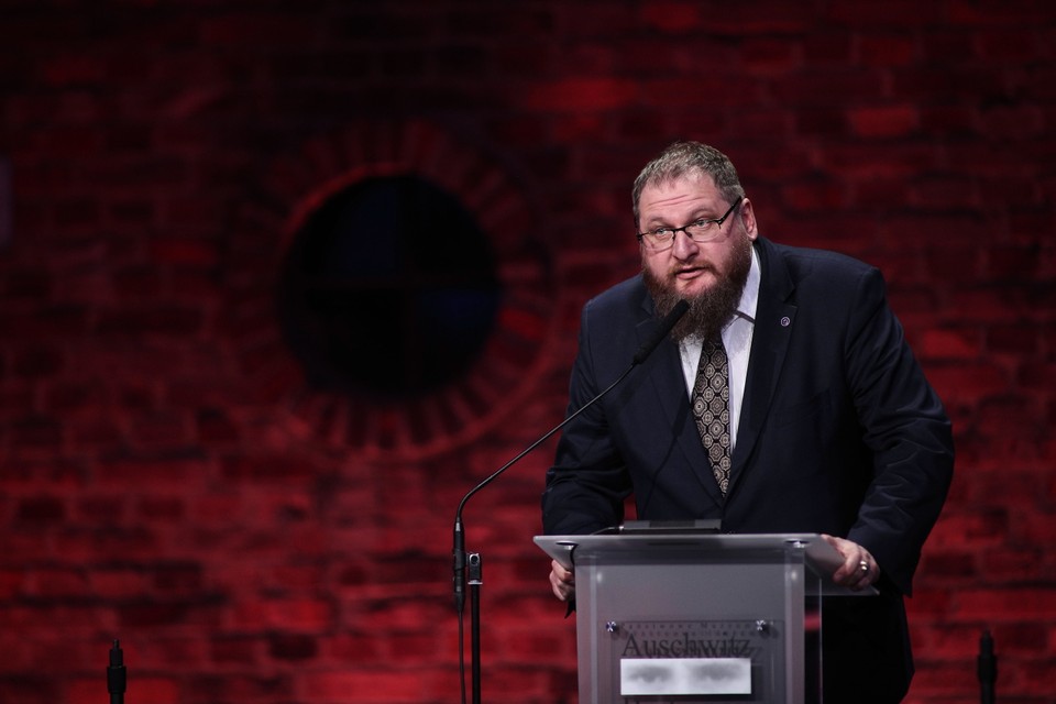 Dyrektor Państwowego Muzeum Auschwitz-Birkenau Piotr Cywiński 