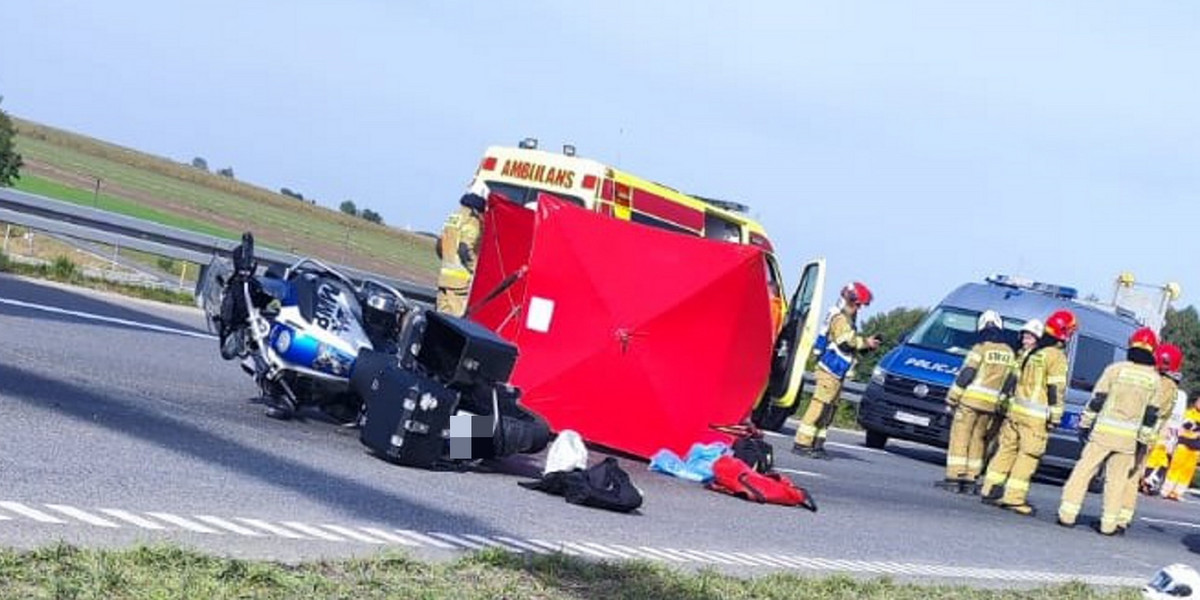 39-letni motocyklista zginął w drodze na południe Europy.