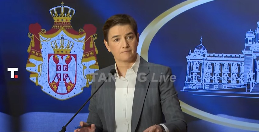 Ana Brnabić, konferencija