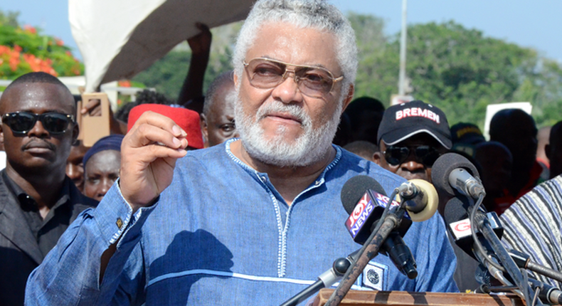 The late former president Jerry John Rawlings