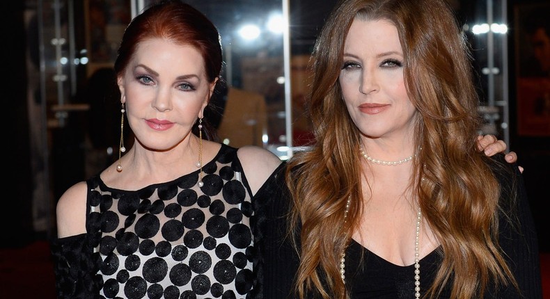 Priscilla Presley and Lisa Marie Presley in April 2015.Bryan Steffy/WireImage