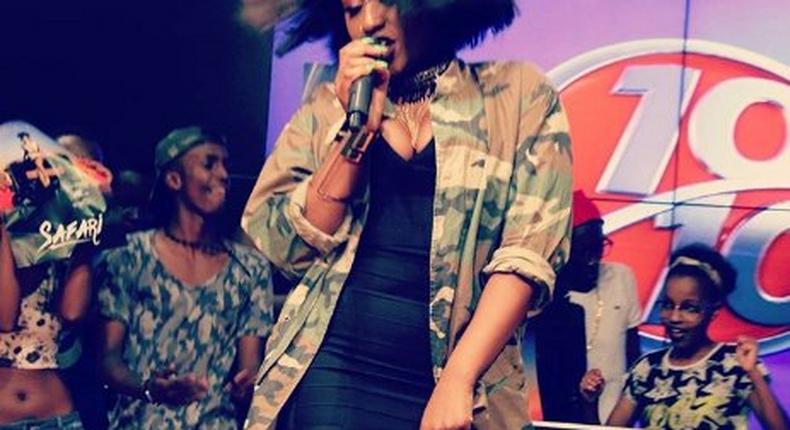 Victoria Kimani stunning at the 10/10 show