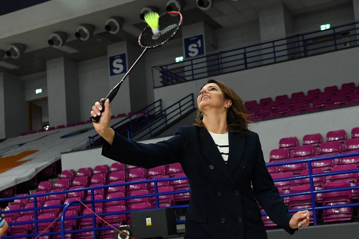 Minister sportu dała przykład. Danuta DmowskaAndrzejuk w akcji [FOTO