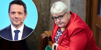 Krzywonos nie owija w bawełnę po wyskoku Trzaskowskiego. "Za takie słowa trzech dostało ode mnie po pysku"