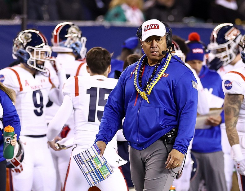 Likely salary in 2023: Less than $1 millionLikely new salary: At least $2.3 millionThe final head coaching domino to fall came when San Jose State hired Ken Niumatalolo as their new head football coach.Niumatalolo most recently served as an assistant coach and advisor to Chip Kelly at UCLA. His salary details have not been announced yet, but ESPN reports it is a 5-year contract.We can't be certain how much of a raise Niumatalolo will get with his new job. However, the salaries of UCLA assistant coaches range from $310,000 to $1 million. We also know his predecessor at San Jose State made $2.3 million annually. That is also comparable to Niumatalolo's salary in his final season as the longtime head coach at the Naval Academy.