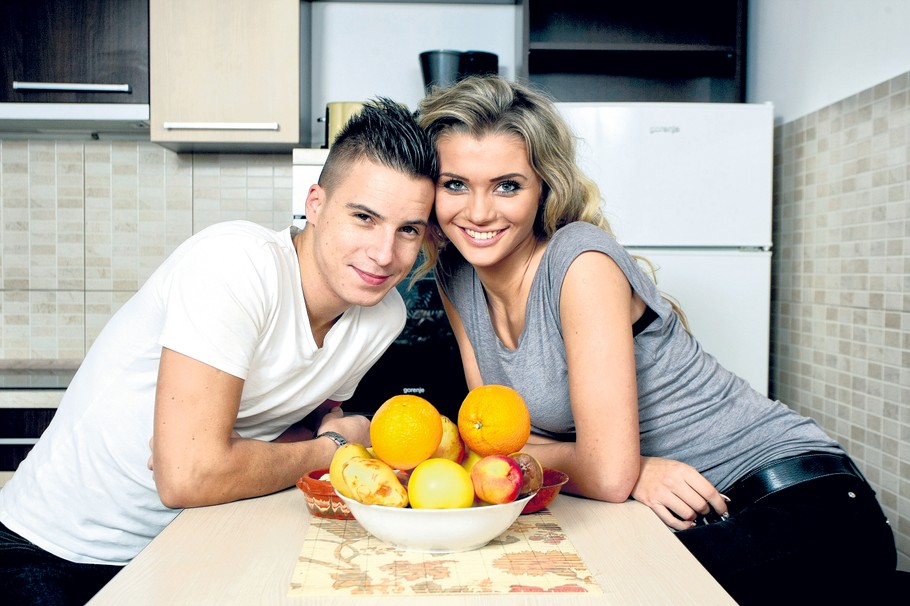 Mitar Mitrović sa suprugom Bojanom