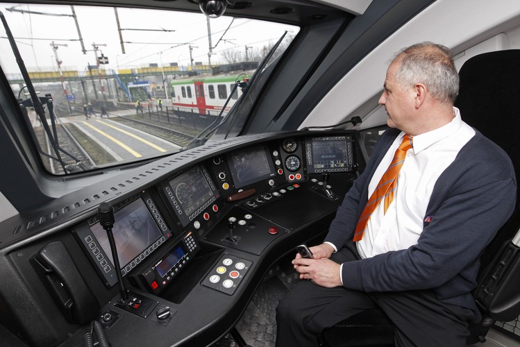 Wyprodukowany przez PESA - Bydgoszcz pociąg typu Dart <br><br>(cat) PAP/Artur Reszko