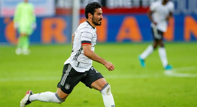 Germany's Manchester City midfielder Ilkay Gundogan says he has put the disappointment of losing the Champions League final behind him Creator: Odd ANDERSEN