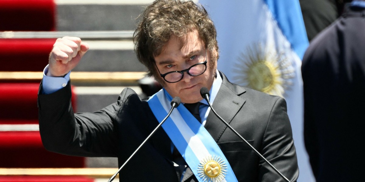 Prezydent Argentyny Javier Milei