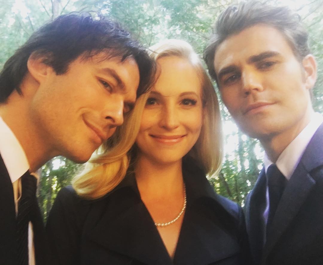Herec Ian Somerhalder, Candice King a Paul Wesley.