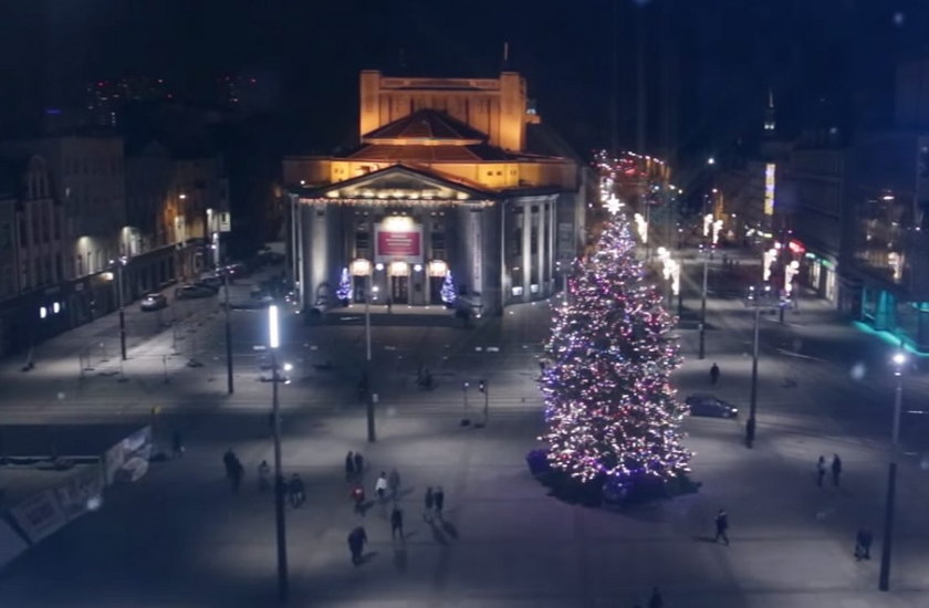 Katowice. Film  promujący miasto w świątecznej szacie 