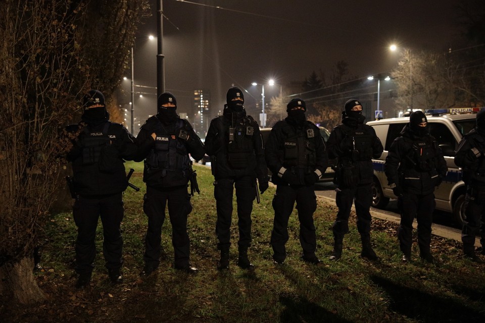  Protest '' Parasolką w Kaczyńskiego '' w Warszawie 