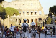 ITALY-COLOSSEUM/PEDESTRIAN