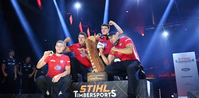 Polska drużyna zdominowała zawody European Nations Cup Stihl Timbersports 2021