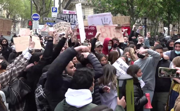 Protesty francuskich maturzystów